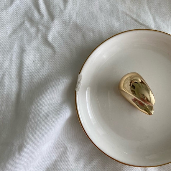 Small Gold Moon Jewelry Dish - Picture 3 of 3